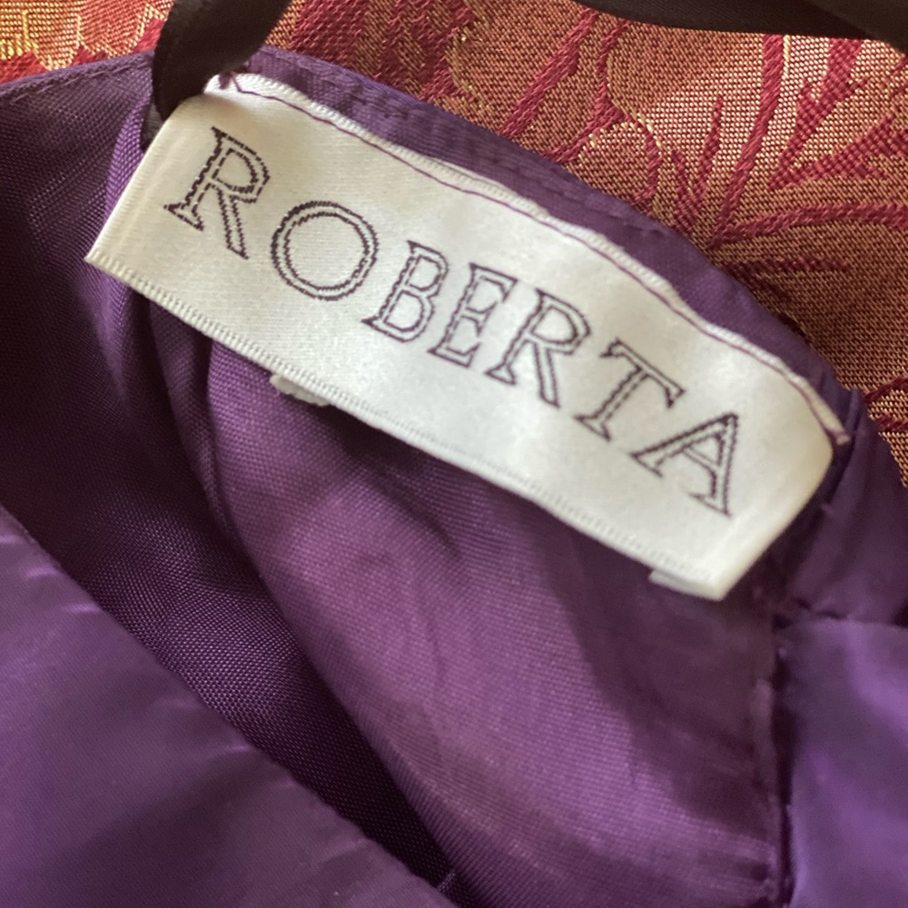 Roberta purple one shoulder dress